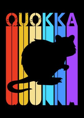 Colorful Quokka