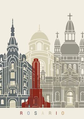 Rosario skyline poster