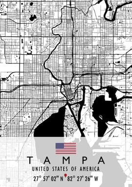 TAMPA MAP USA