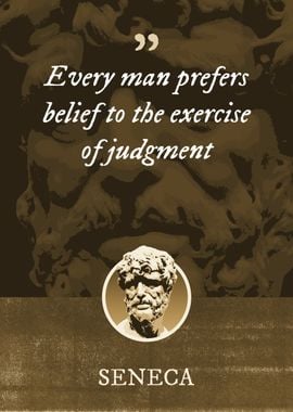 Every man prefers belief