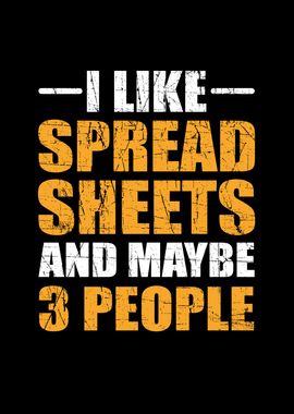 I like spreadsheets