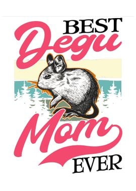 Degu Mom Mama Rodents