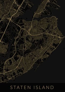 New York Staten Island Map