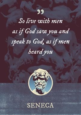 So live with men as if God