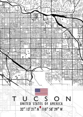 TUCSON MAP USA