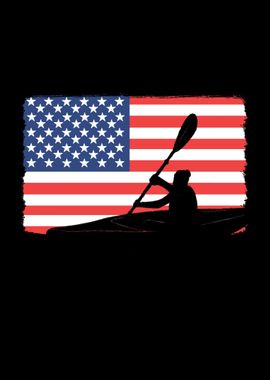 Kayak US Flag