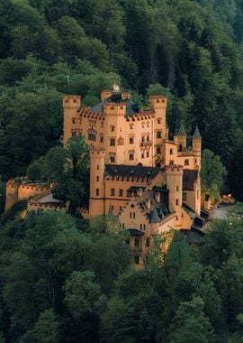 Brick Castle In The Woods