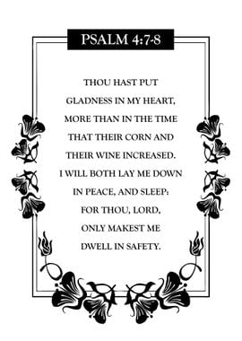 Psalm 4 7 8