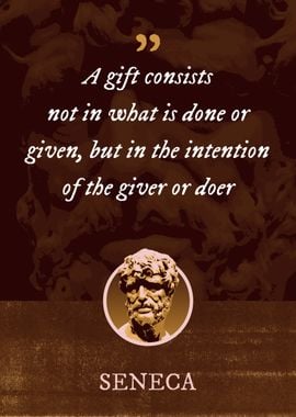 A gift consists not in