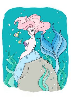 Cotton Candy Mermaid