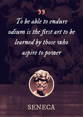 To be able to endure odium