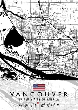 VANCOUVER MAP USA