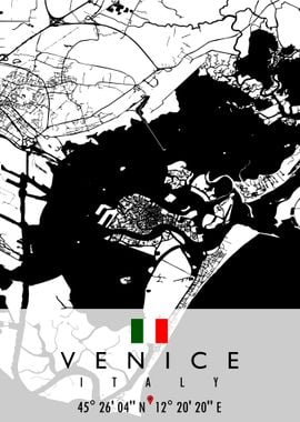 VENICE MAP ITALY