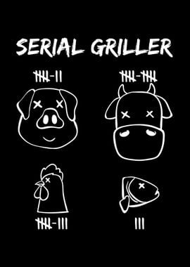 Serial Griller BBQ Lover