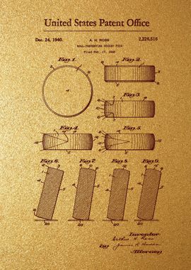 16 Hockey Puck Patent 194