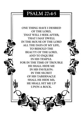 Psalm 27 4 5