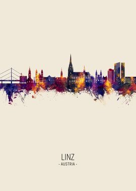 Linz Skyline Austria