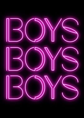 BOYS BOYS BOYS PINK