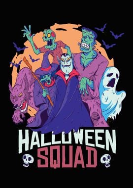 Halloween squad characters