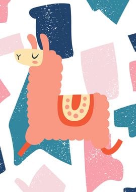 Cute Illustration Llama 3