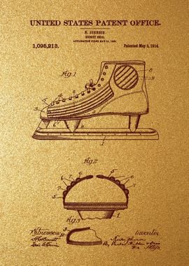 21 Ice Hockey Shoe Patent