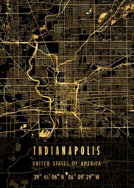 INDIANAPOLIS MAP USA