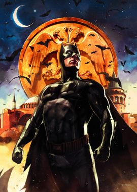 Batman The World Illustration Turkey