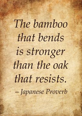 Bamboo Inspiring Quote