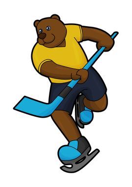 Bear Ice Hockey Sports