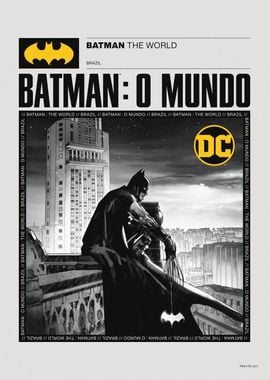 Batman The World BW Brazil