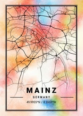 Mainz Map Germany