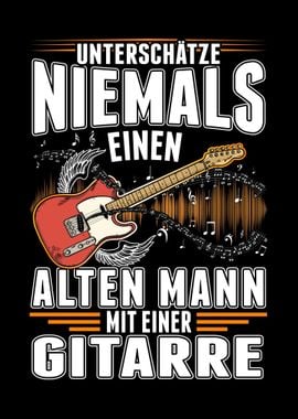 Gitarrist Alter Mann