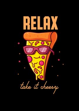 Funny Pizza Cheesy Pun