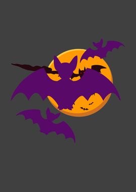 Bats on Halloween