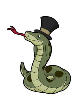 Snake Gentleman Hat