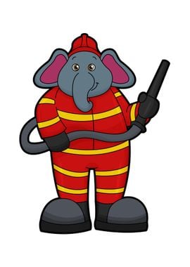 Elephant Firefighter Hose