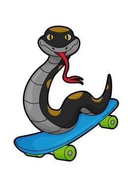 Snake Skateboard Tongue