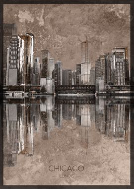 Chicago Skyline Portrait