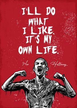 MAX HOLLOWAY QUOTE