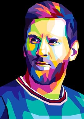 Lionel Messi Pop Art