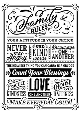 Family rules Quotes