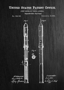 63 Hypodermic Syringe Pat