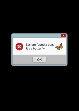 System Found Bug Butterfly