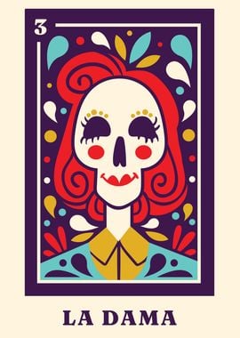 La Dama Muertos Tarot