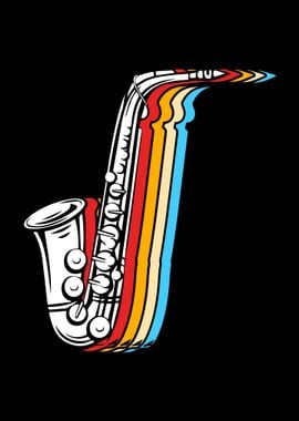 Saxophone Retro