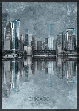 Chicago Skyline Portrait