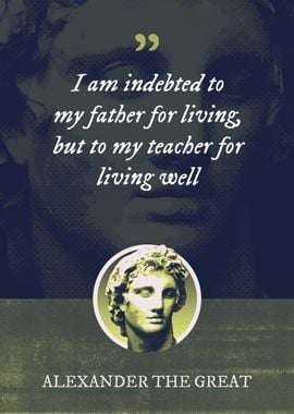 I am indebted to my father