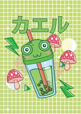 Cottagecore Bubble Tea