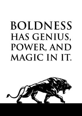 Lion Boldness