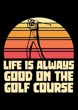 Funny Golfers Golf Course